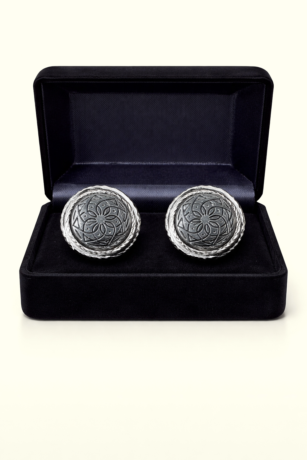 Royal Helix Crest Cufflink