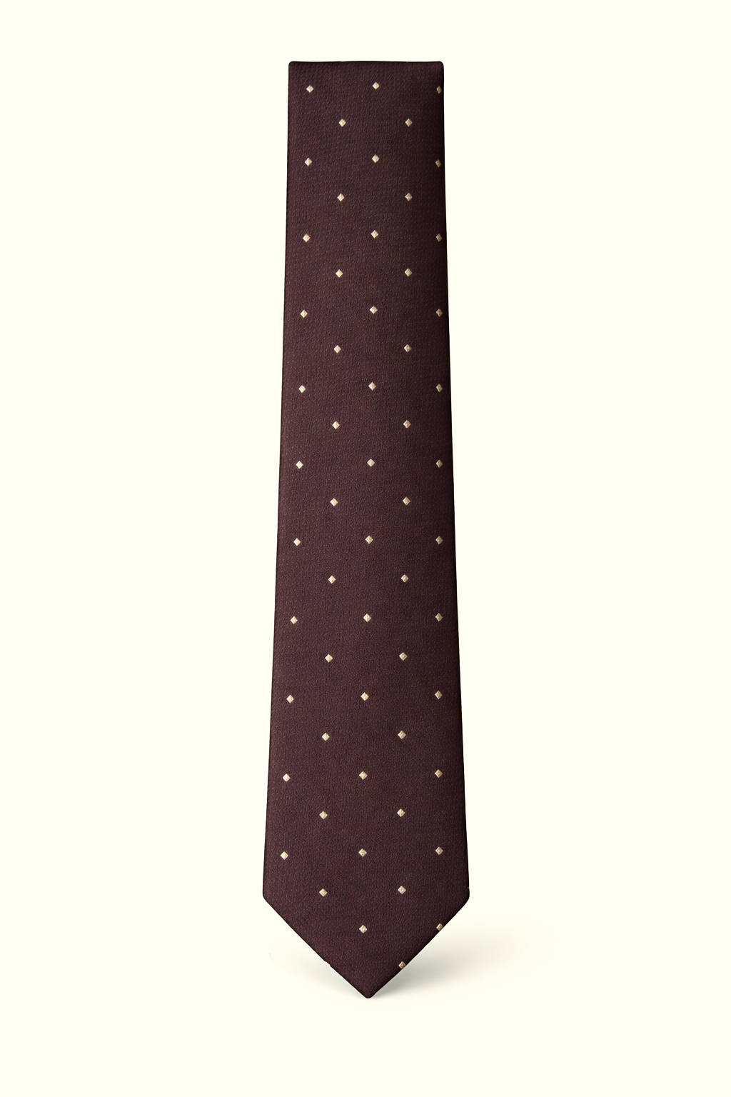 Maroon Micro Dot Tie