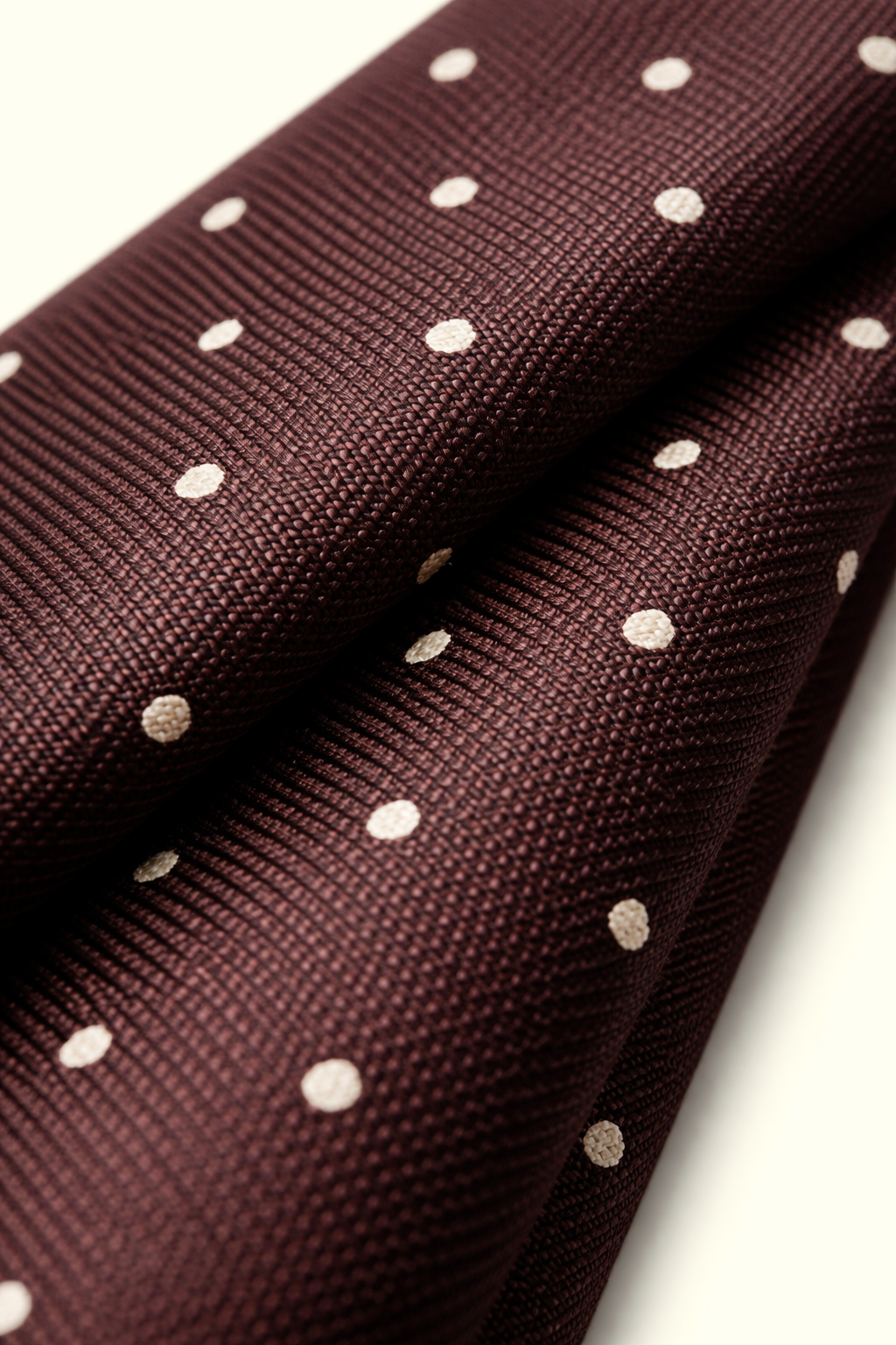 Maroon Micro Dot Tie