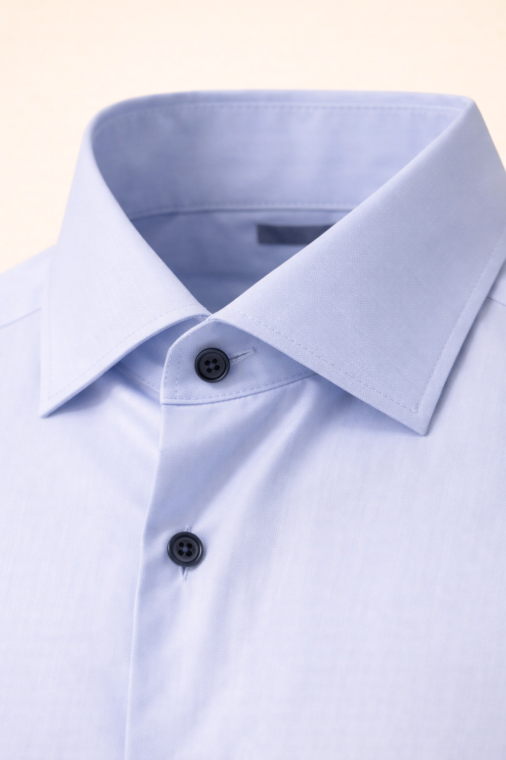 Ice Blue Cotton Shirt