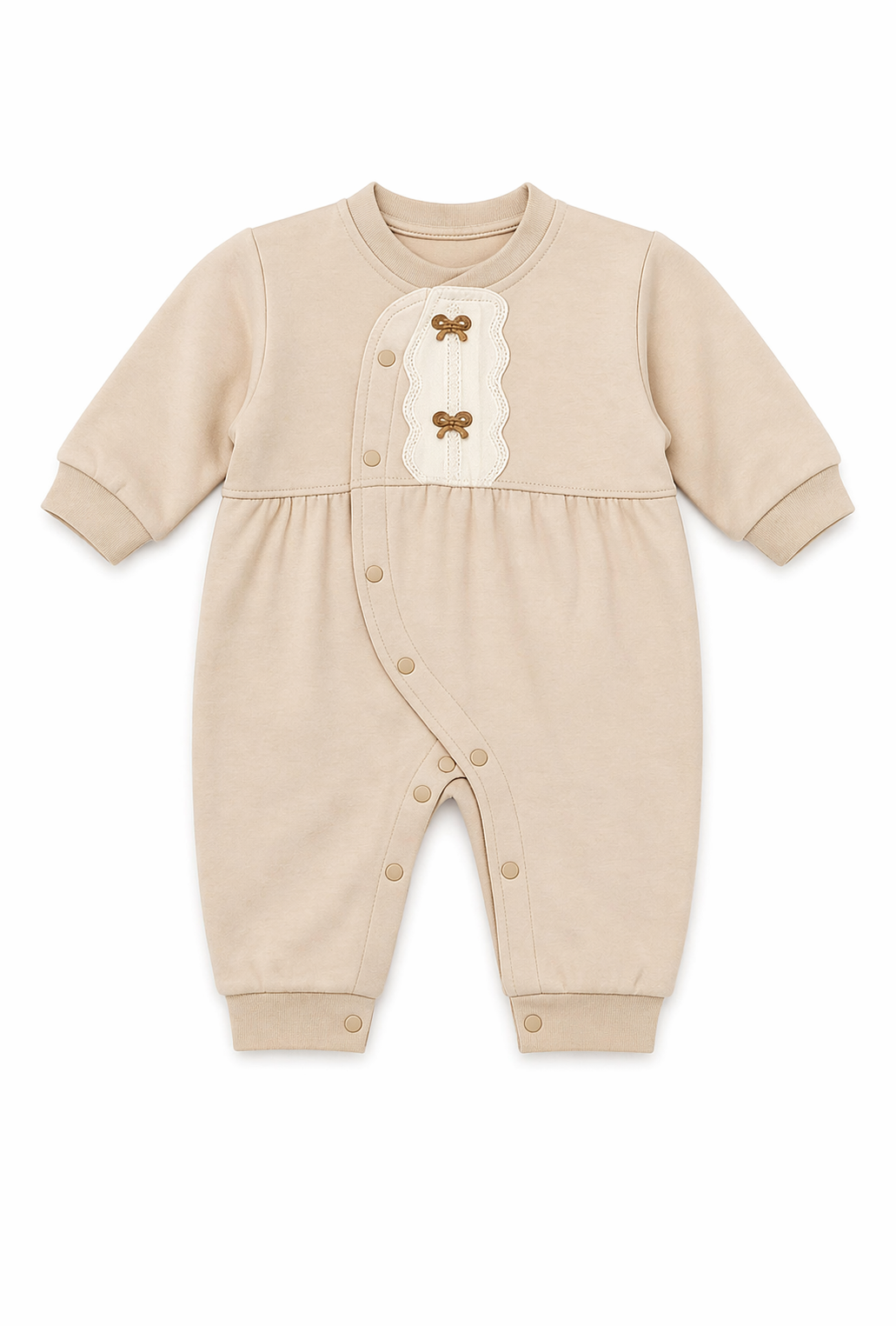 Baby bow romper