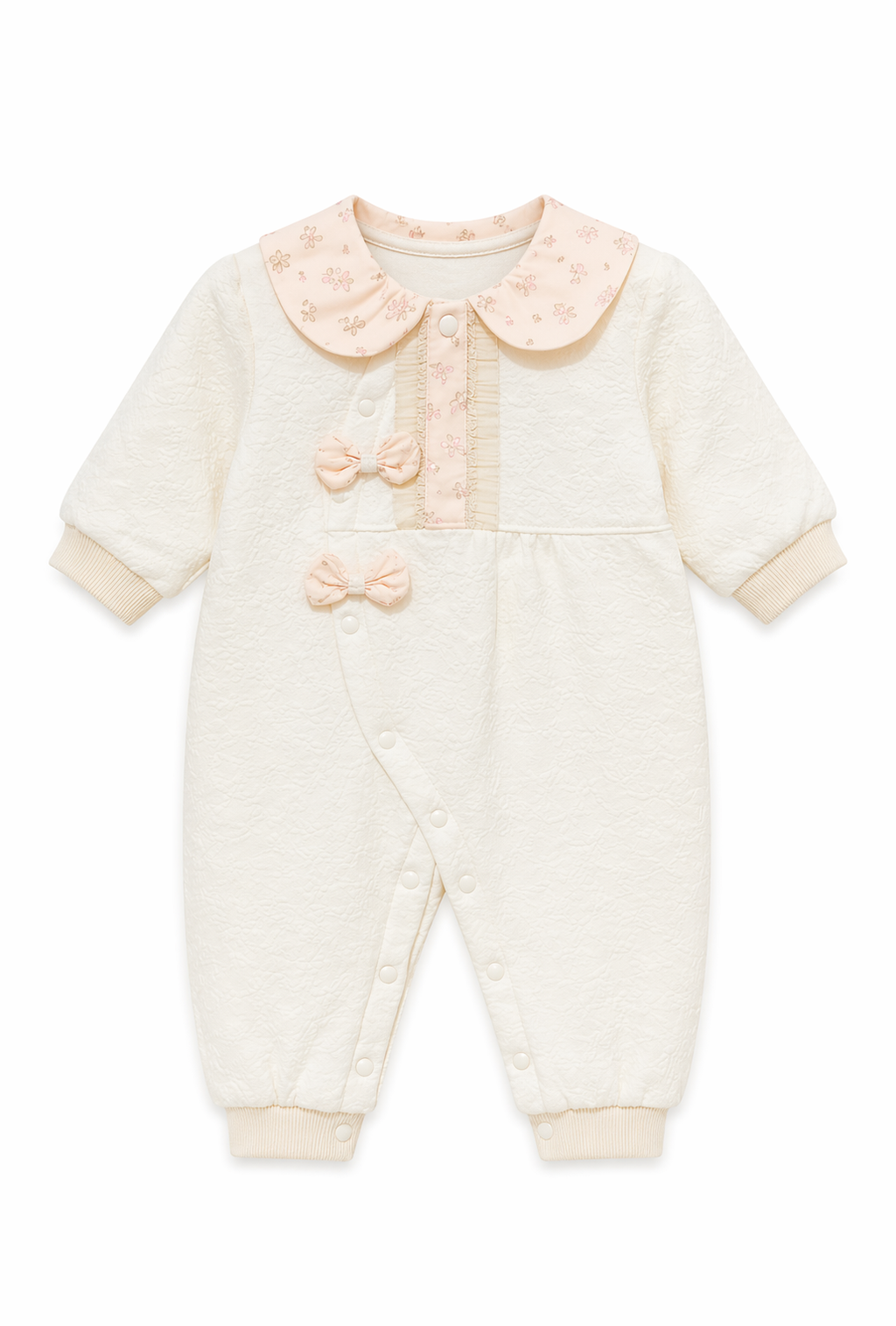 Baby bow romper