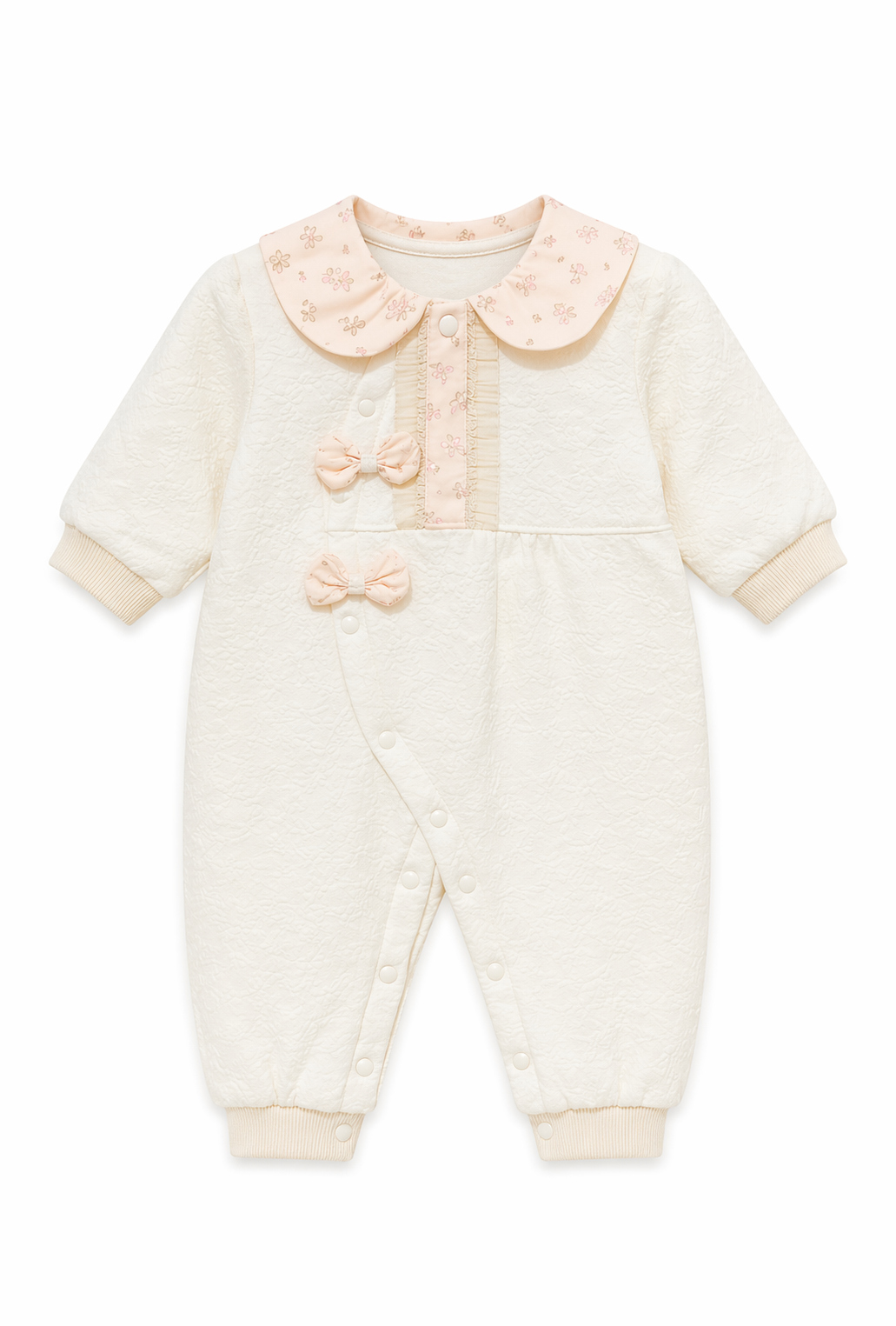 Baby bow romper