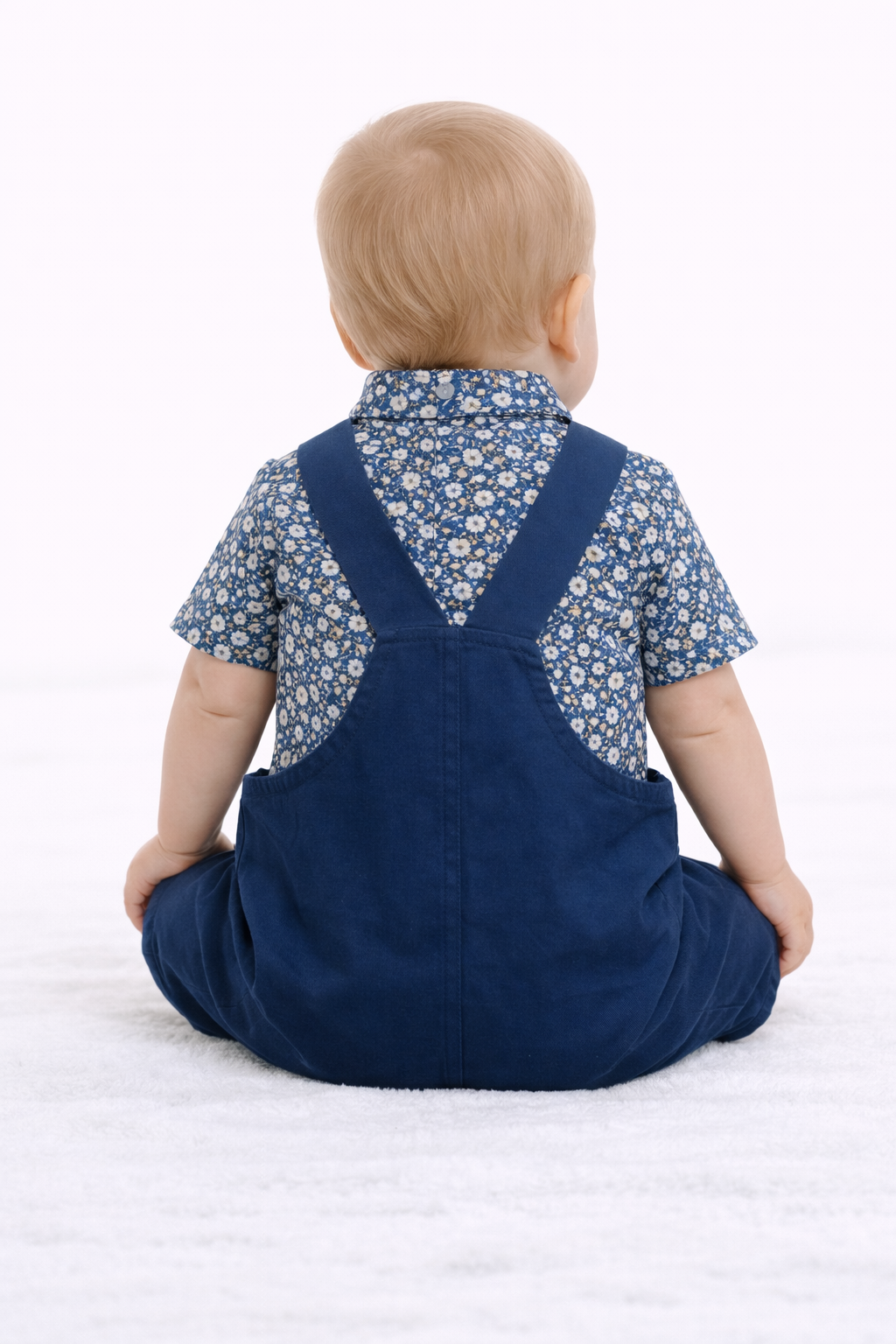 Baby Dungaree Romper Set