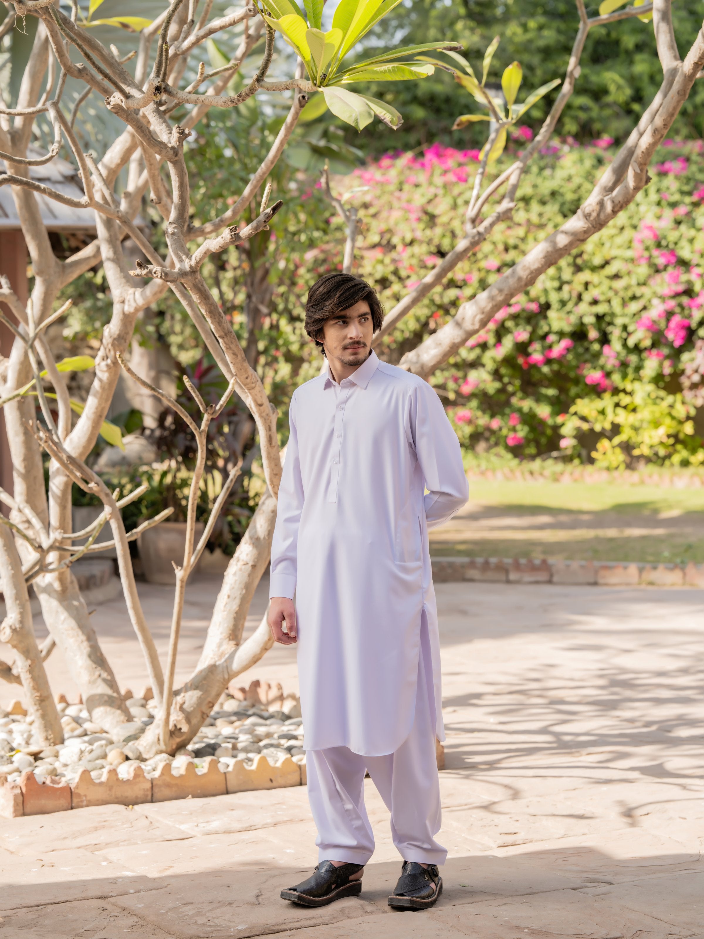 Classic White Shalwar Qameez