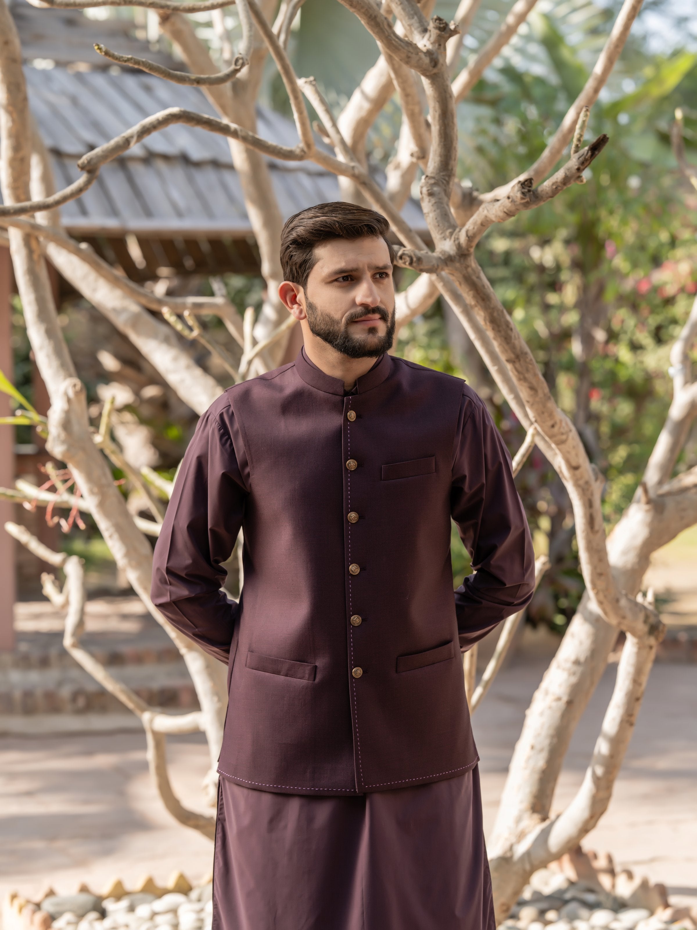 Royal Maroon Waistcoat