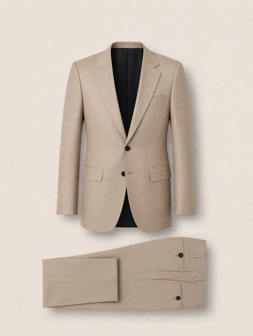 Champagne Crest Suit