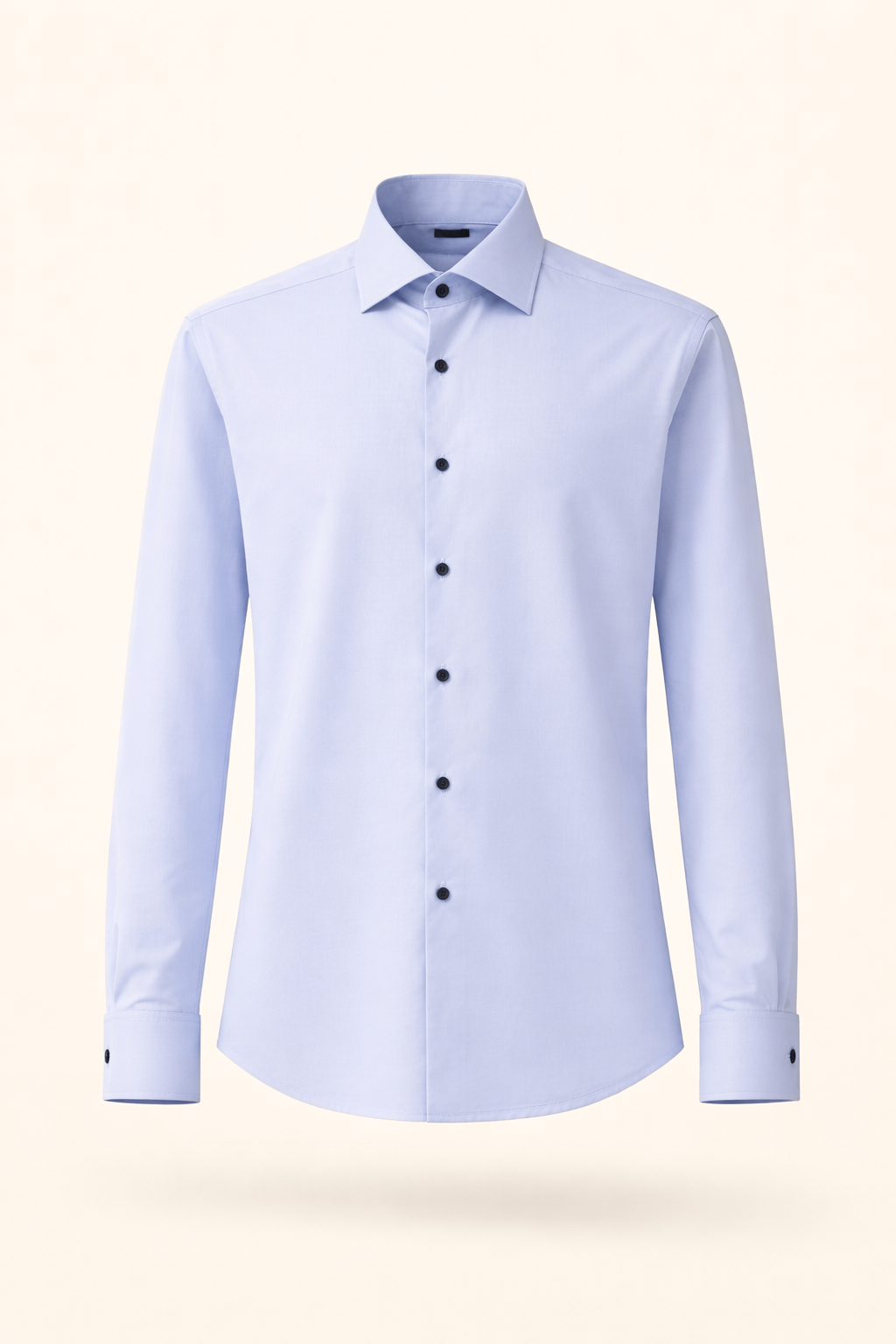 Ice Blue Cotton Shirt